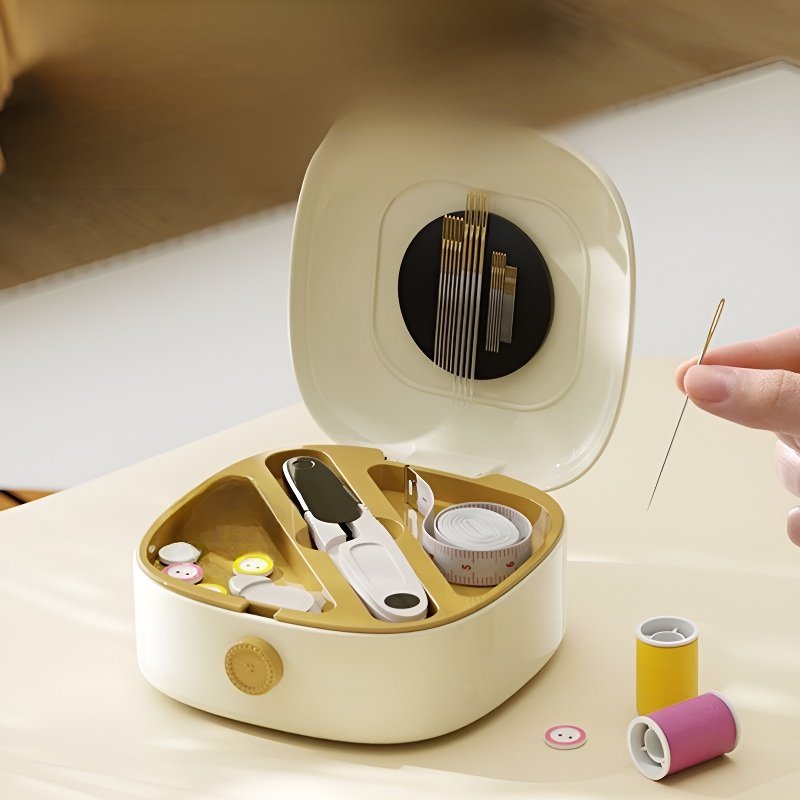 Portable Magnetic Sewing Box Set