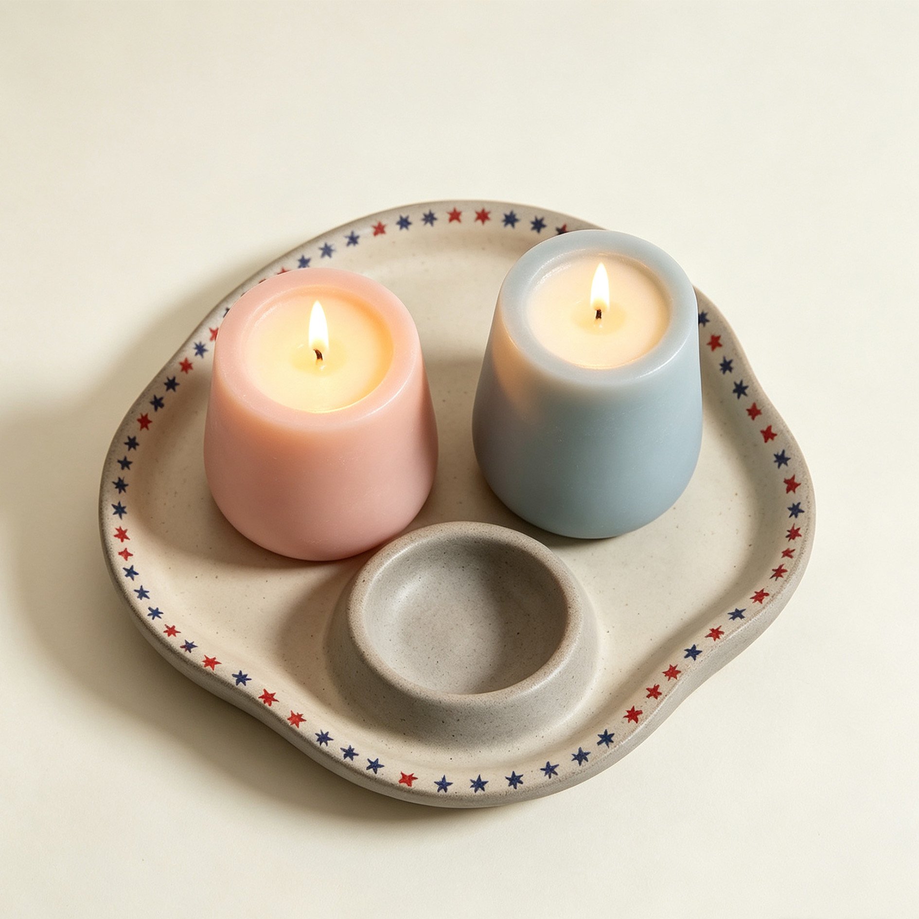 Starry Double Candle Scented Tray