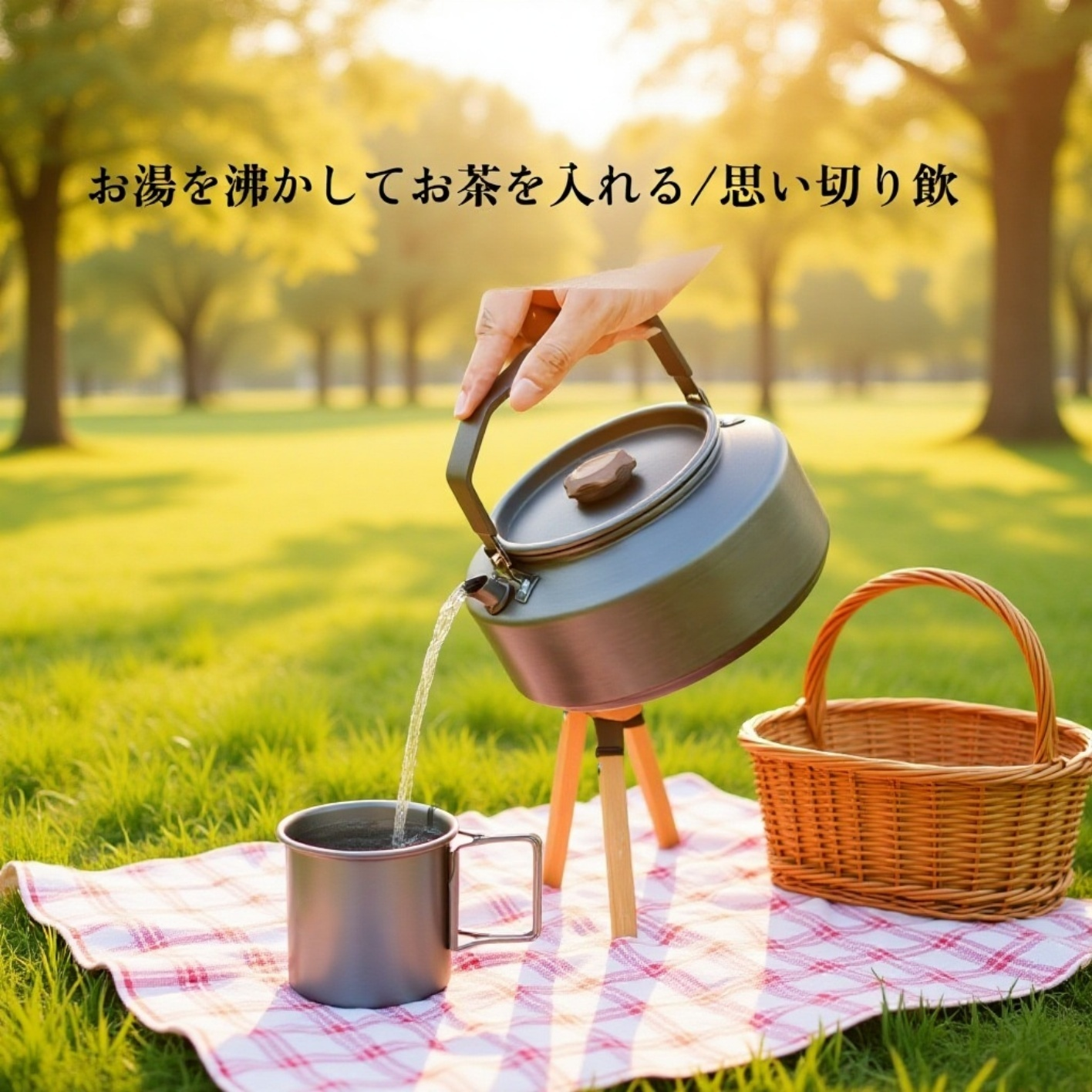 アウトドア用折りたたみキャンプ鍋セット