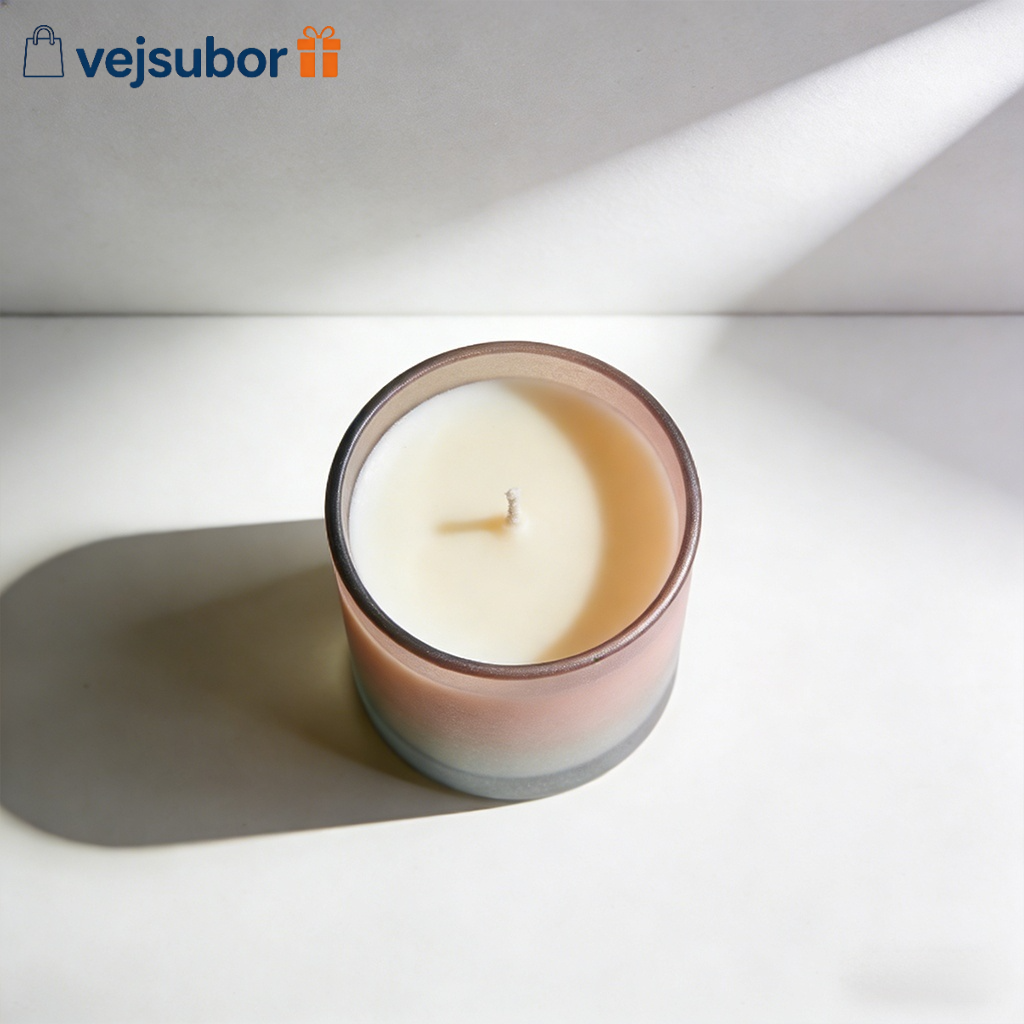 Scented candles for cozy living room atmosphere