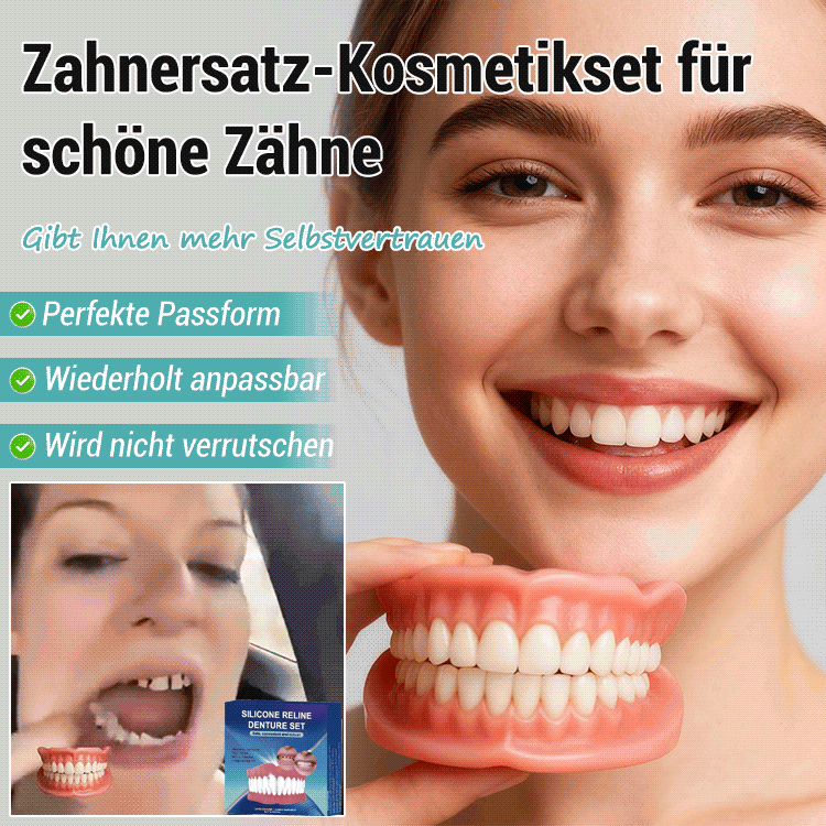 【3-in-1】Zahnersatz-Verschönerungsset