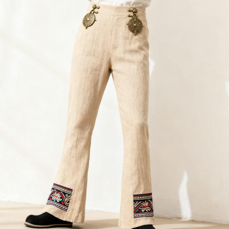 남자 플레어 청바지