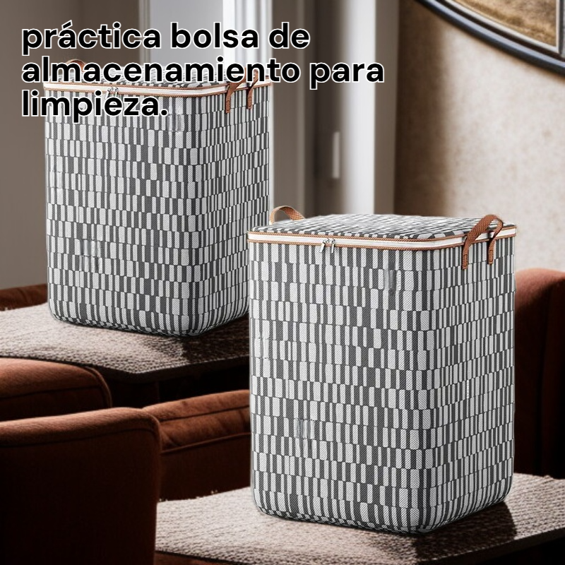 Bolsa organizadora con asas reforzadas, ideal para cambios de temporada y mudanzas
