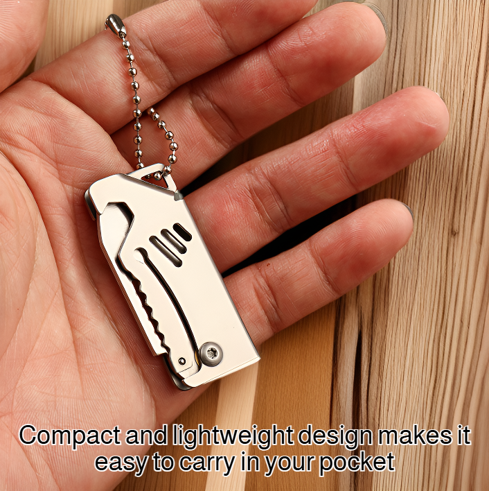 Mini, sharp, portable, and versatile folding knife