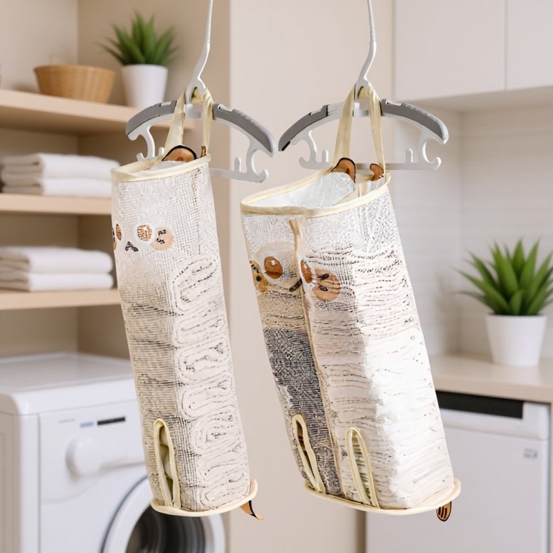 Hängende Aufbewahrungstasche aus Netzstoff, Aufbewahrungstasche für Socken und Unterwäsche, Aufbewah