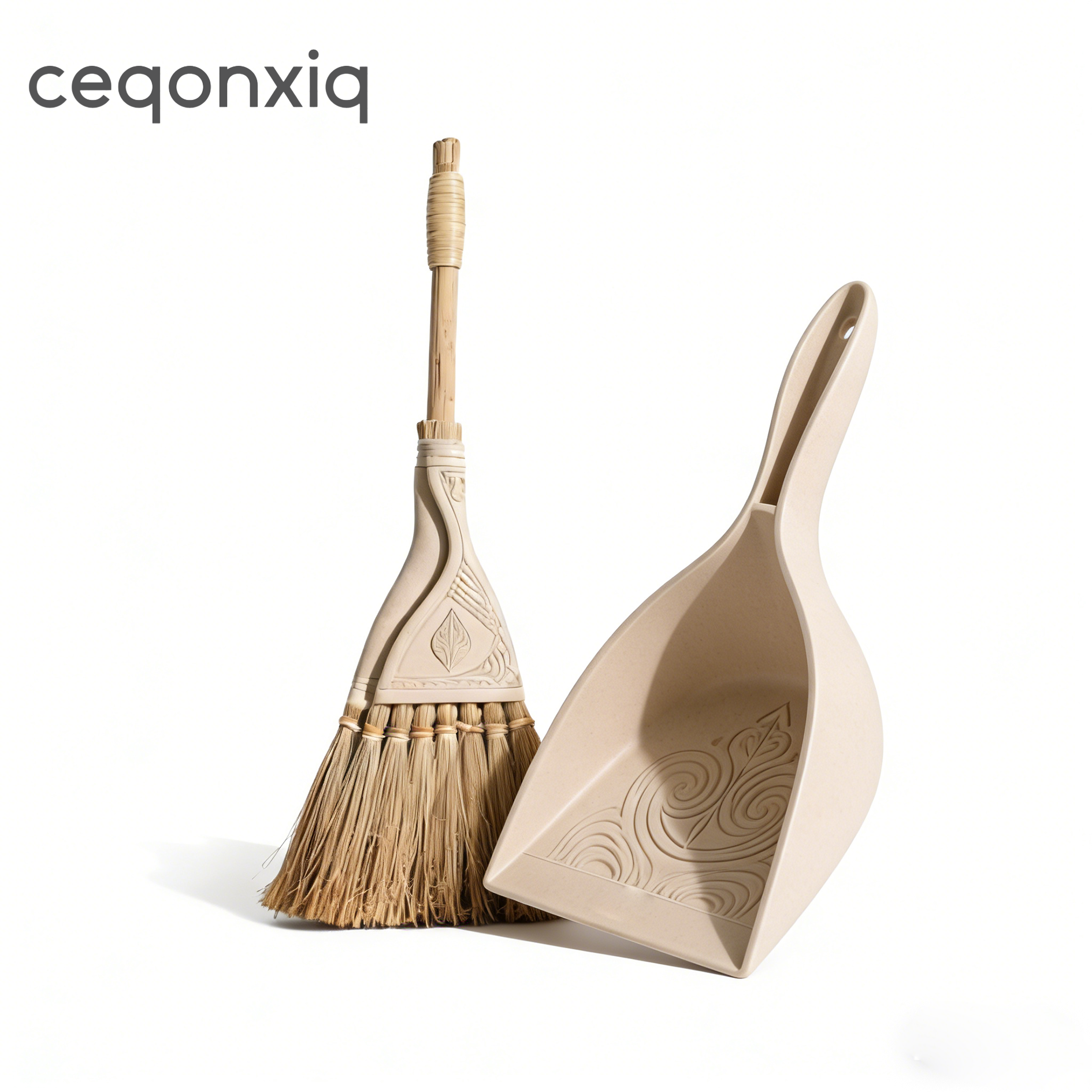 ชุดไม้กวาดและที่ตักฝุ่นแบบพับได้ ดีไซน์ทันสมัย