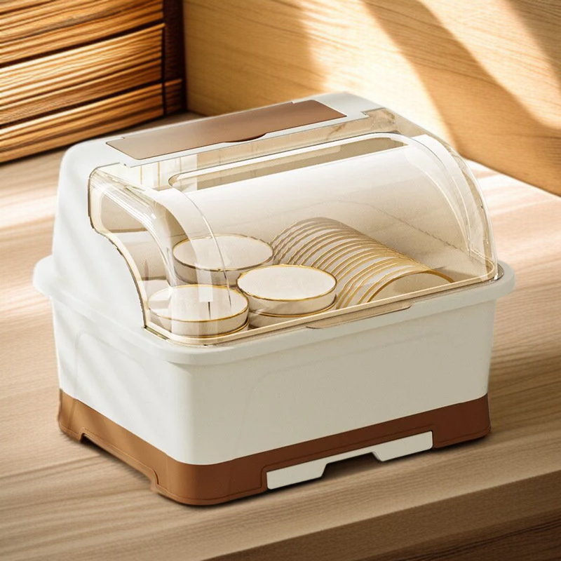 가정용 장식물 상자 그릇 수납함 주방 그릇 수납장 그릇 물빠짐 그릇 가정용 테이프 커버 수납함