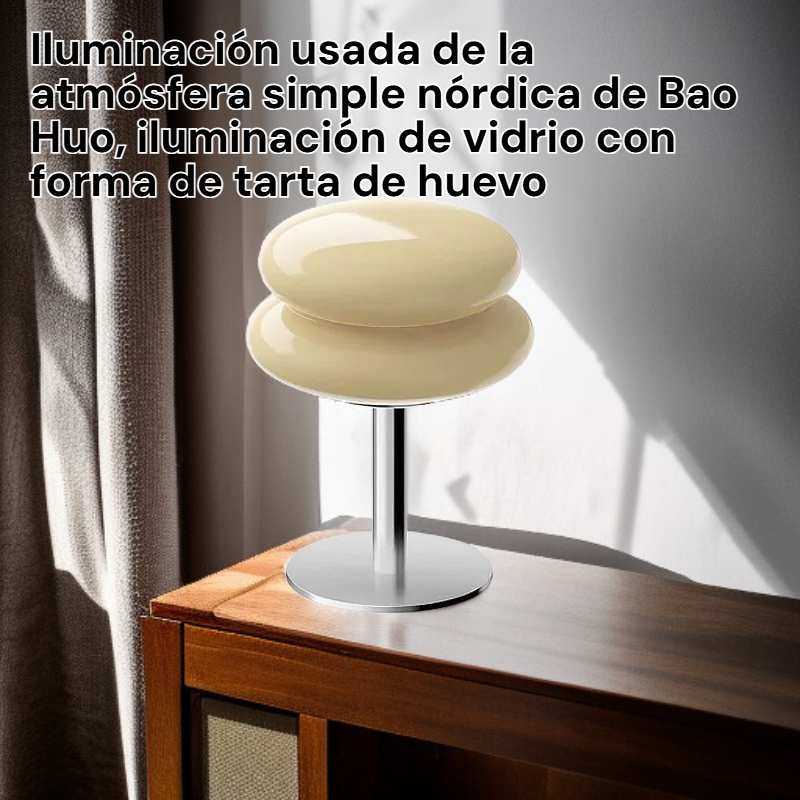  Lámpara de vidrio estilo nórdico Bauhaus para dormitorio y sala de estar 