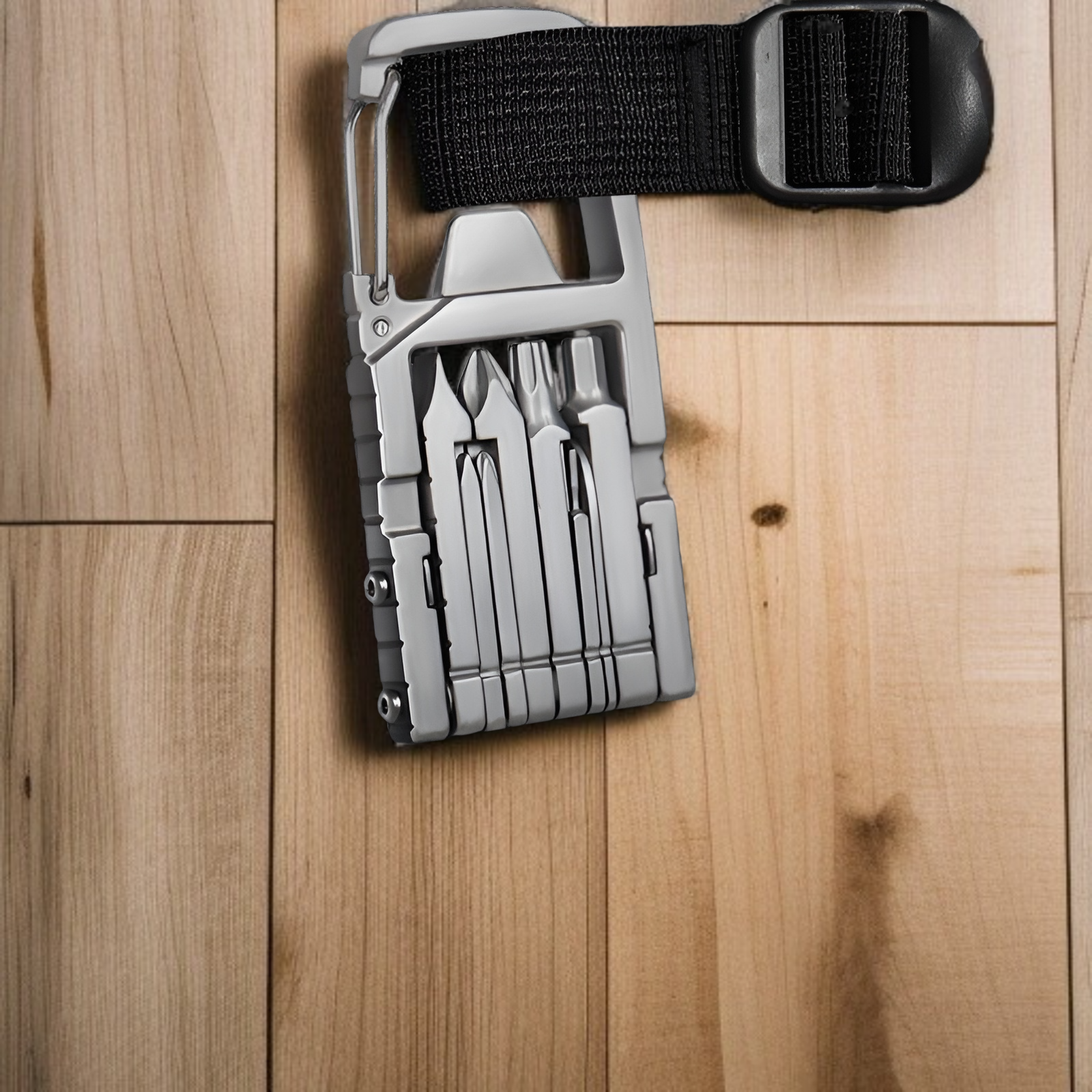 写真EDCツールペンダント折りたたみツール六角フラットクロスドライバーボックスオープナー