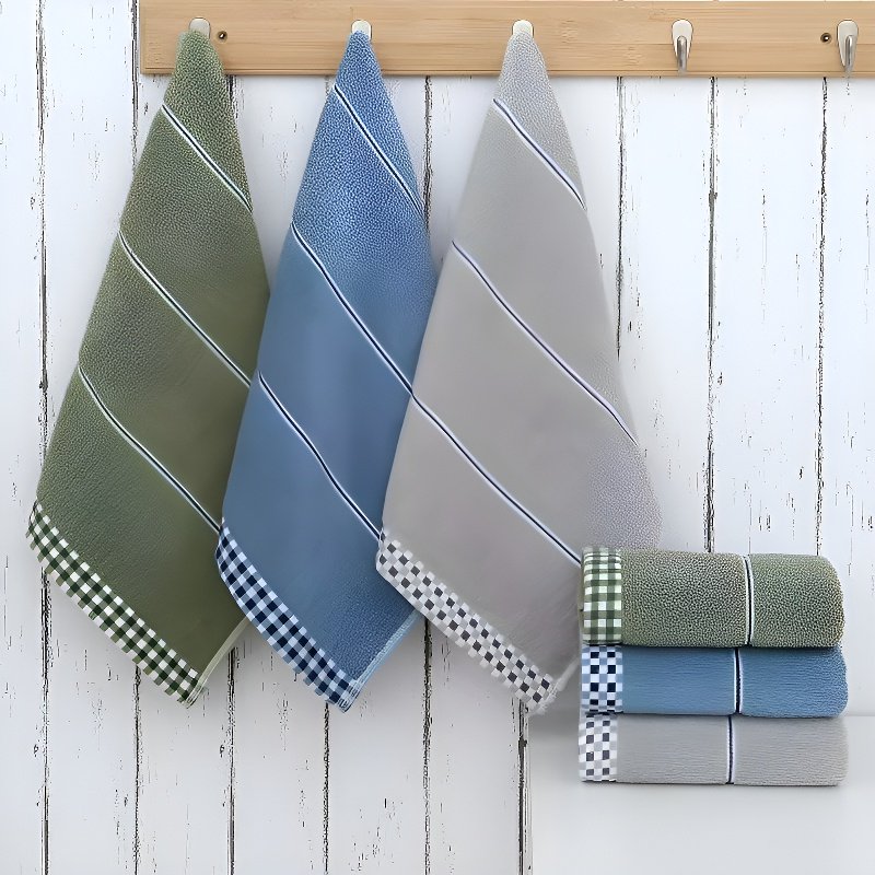 加厚洗臉棉質面巾柔軟吸水毛巾