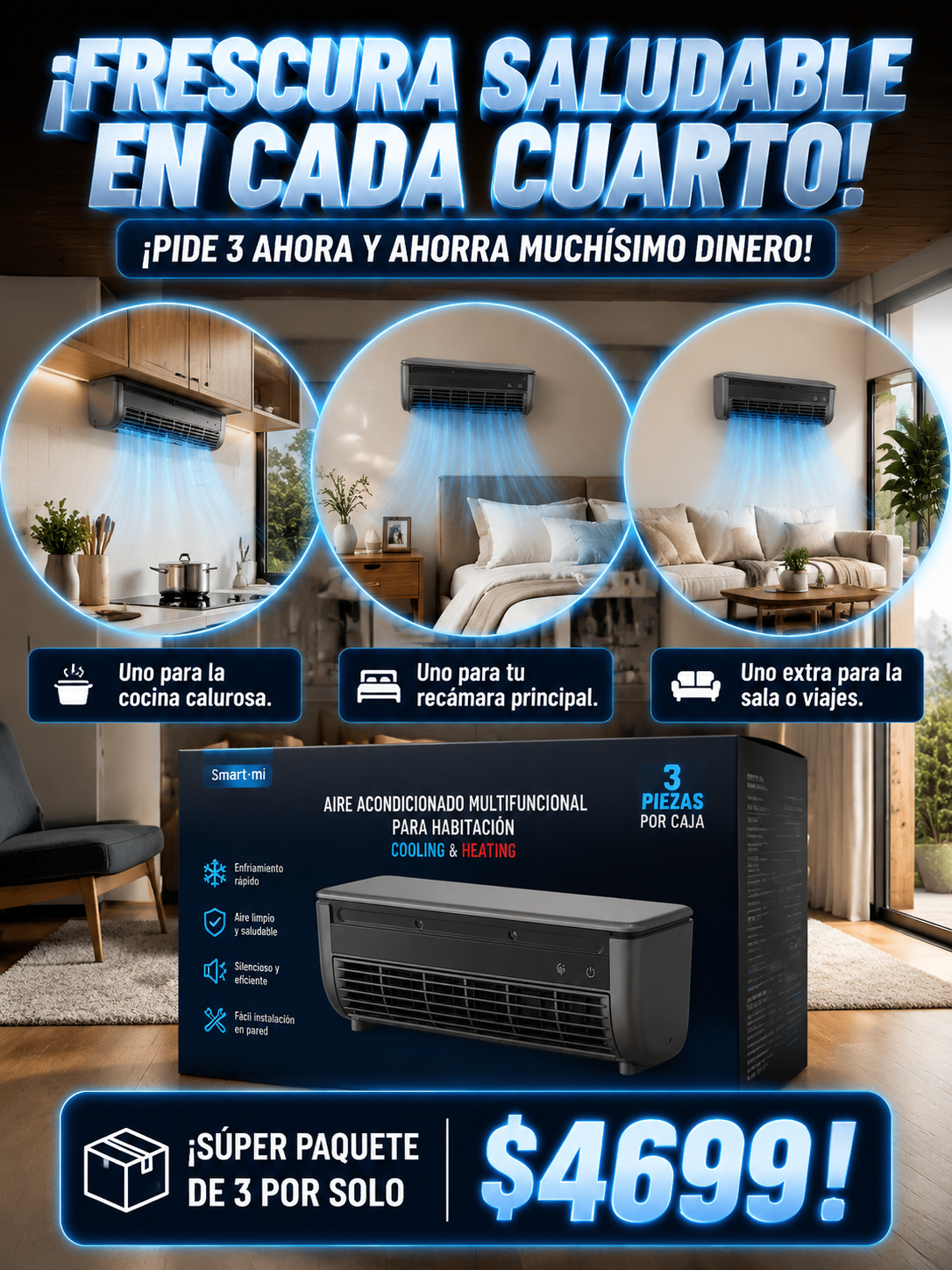 【 Zero Instalación 】Climatizador Portátil Beople: ¡Frío instantáneo sin romper muros!