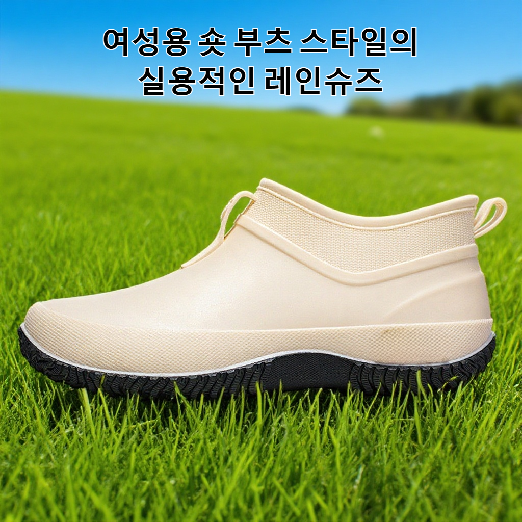 여성용 짧은 레인부츠