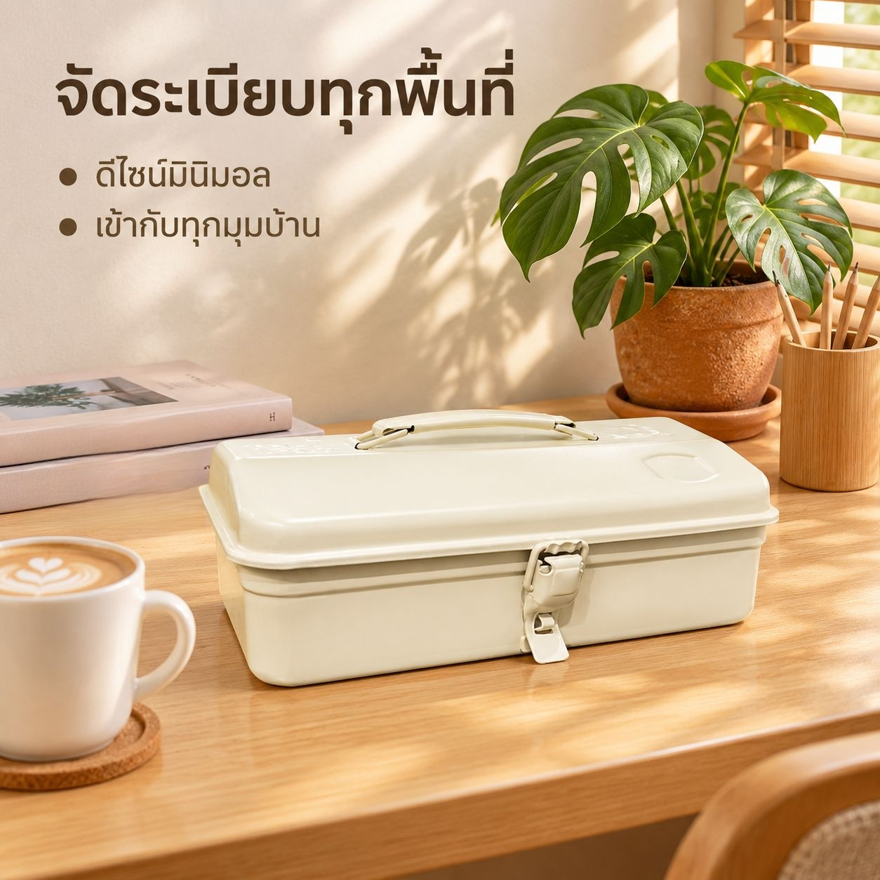 กล่องเก็บของแบบพกพาความจุขนาดใหญ่