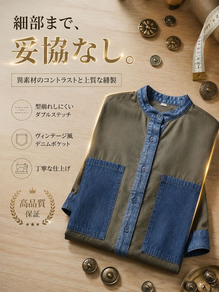 Monolly 着映え度No.1 異素材シャツ | 周りと差がつくこなれ感