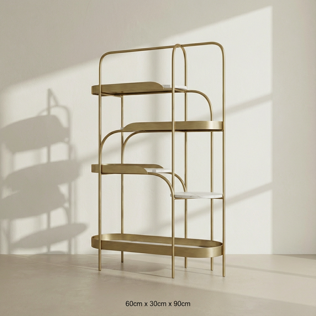 실용적인 주방 선반의 사용 예시