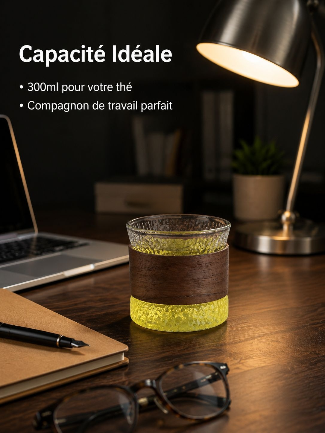 Verre borosilicate martelé mettant en valeur une esthétique soignée