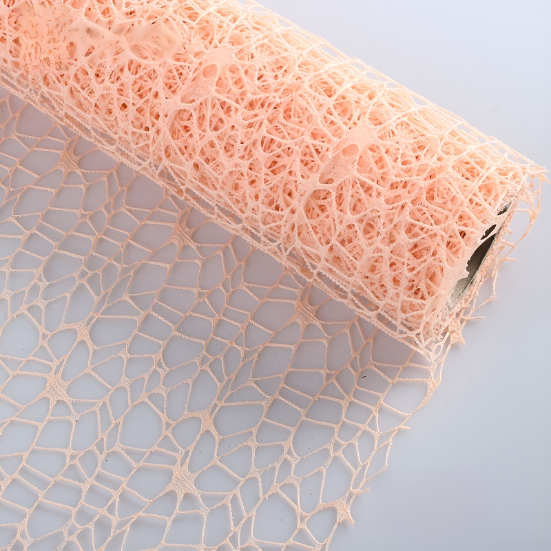 กระดาษตาข่ายโครงกระดูกลายแจ็คการ์ด สำหรับห่อดอกไม้และตกแต่งงานปาร์ตี้