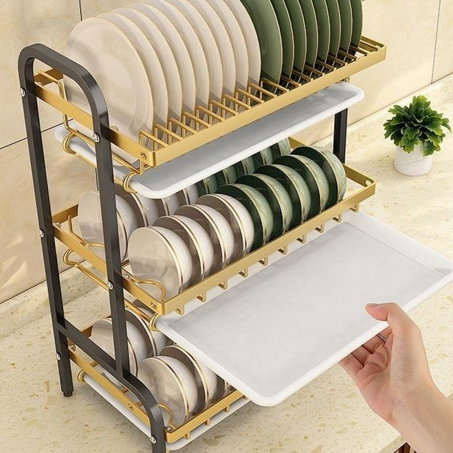 廚房多功能瀝水置物架