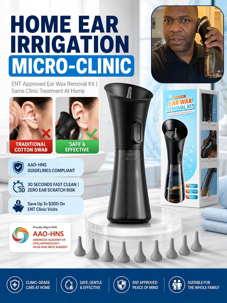 Portable home ear washer