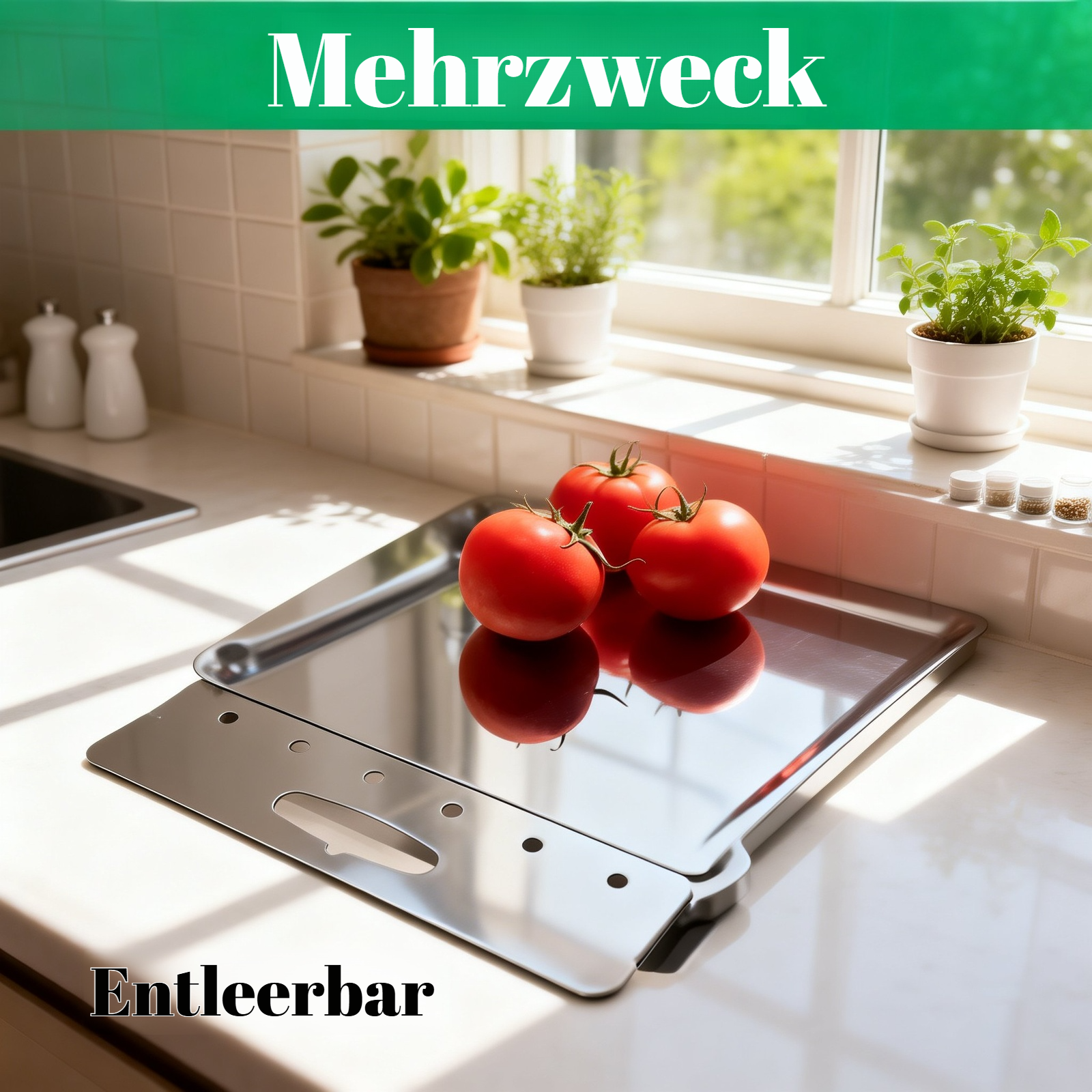 Rostfreies Edelstahl Abtropfgestell mit praktischer Küchenorganisation