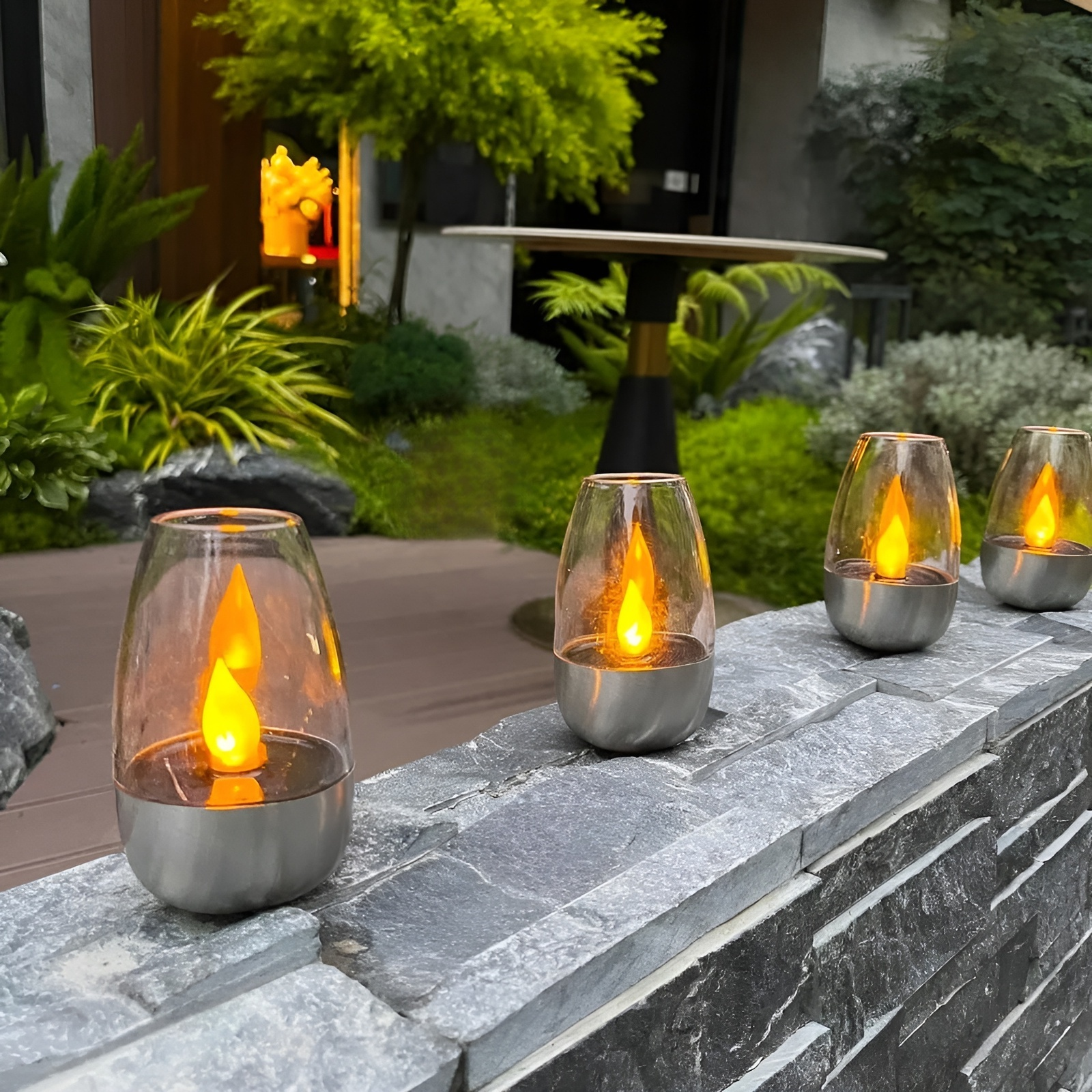 Lámpara LED para césped y jardín, decoración de ambiente y paisaje