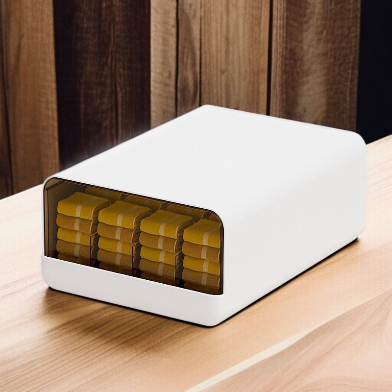 Household underwear socks storage box cabinet tea color drawer with partition dustproof large capaci