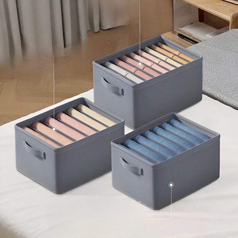 Extra-Large Collapsible Storage Bin for Closet and Bedroom Organization