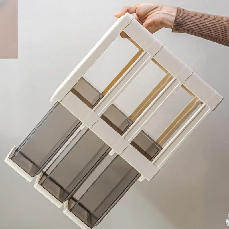 桌面收納盒 多功能抽屜式分格整理盒 宿舍辦公文具化妝品收納盒