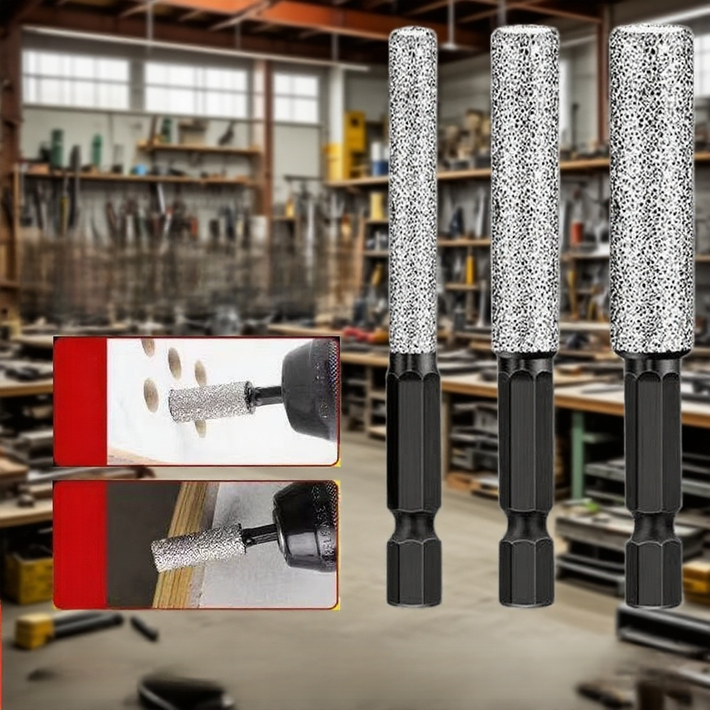 Grinding and drilling drill bit