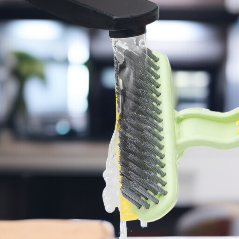 Multifunctional rotating cleaning brush