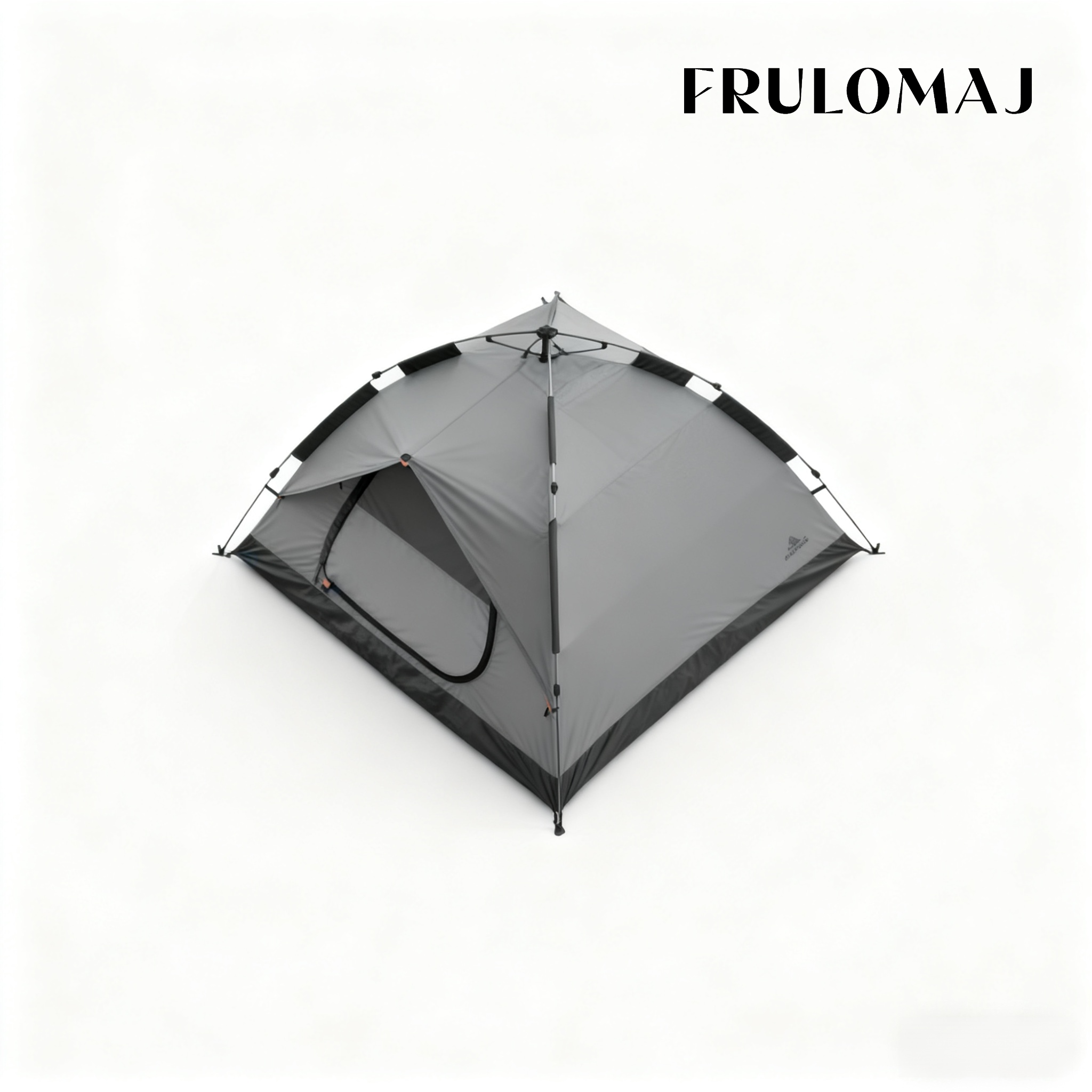 เต็นท์ตั้งแคมป์สีเทา