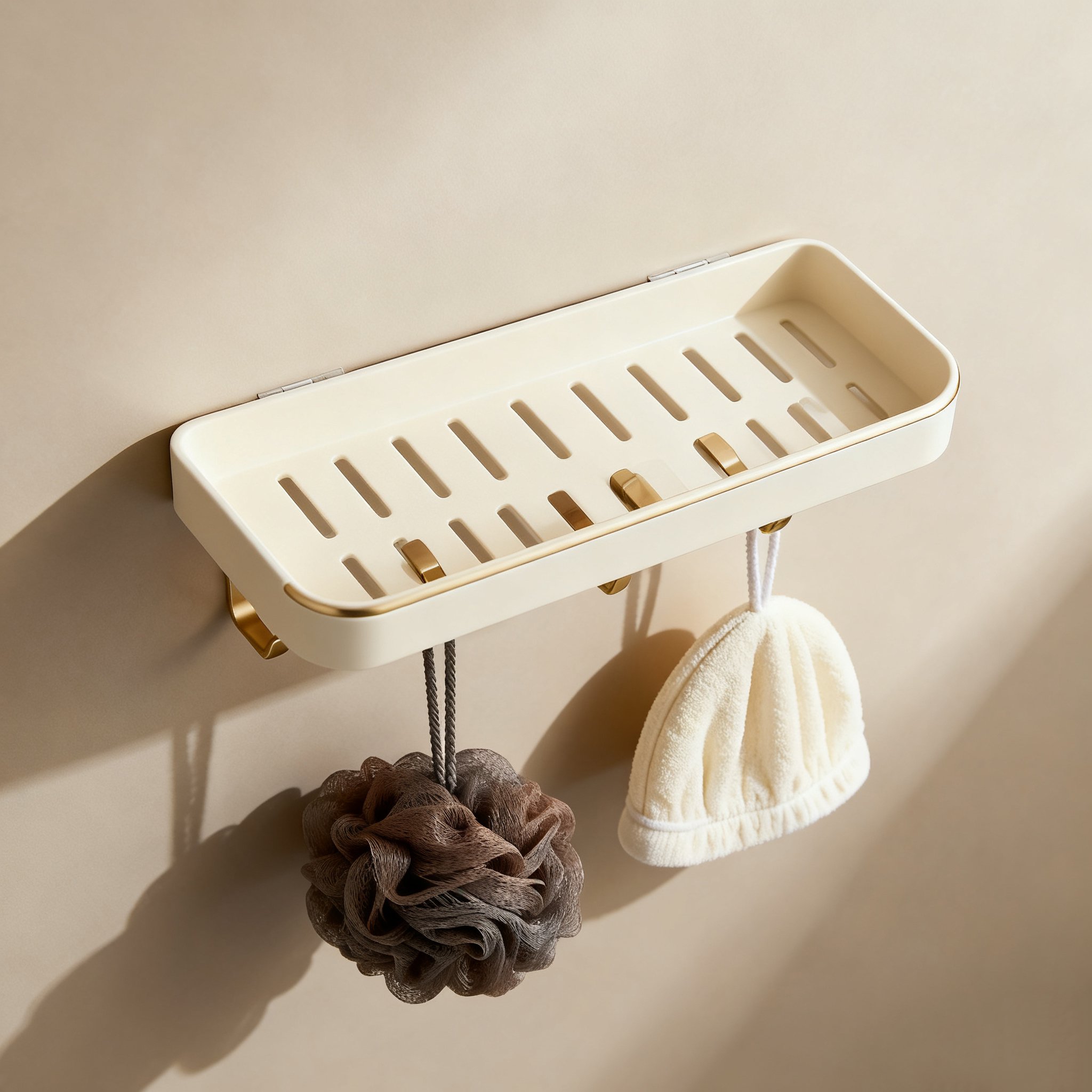 シンプルバスルームオーガナイザー（12点セット）