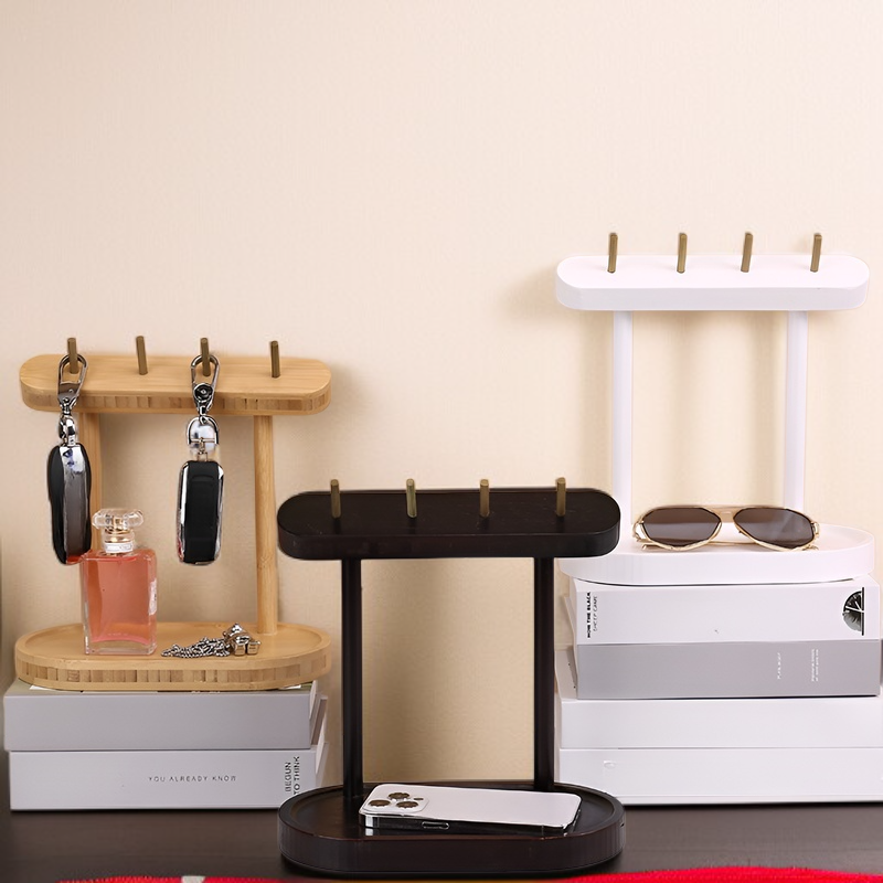 Organizador de madera para recibidor o entrada