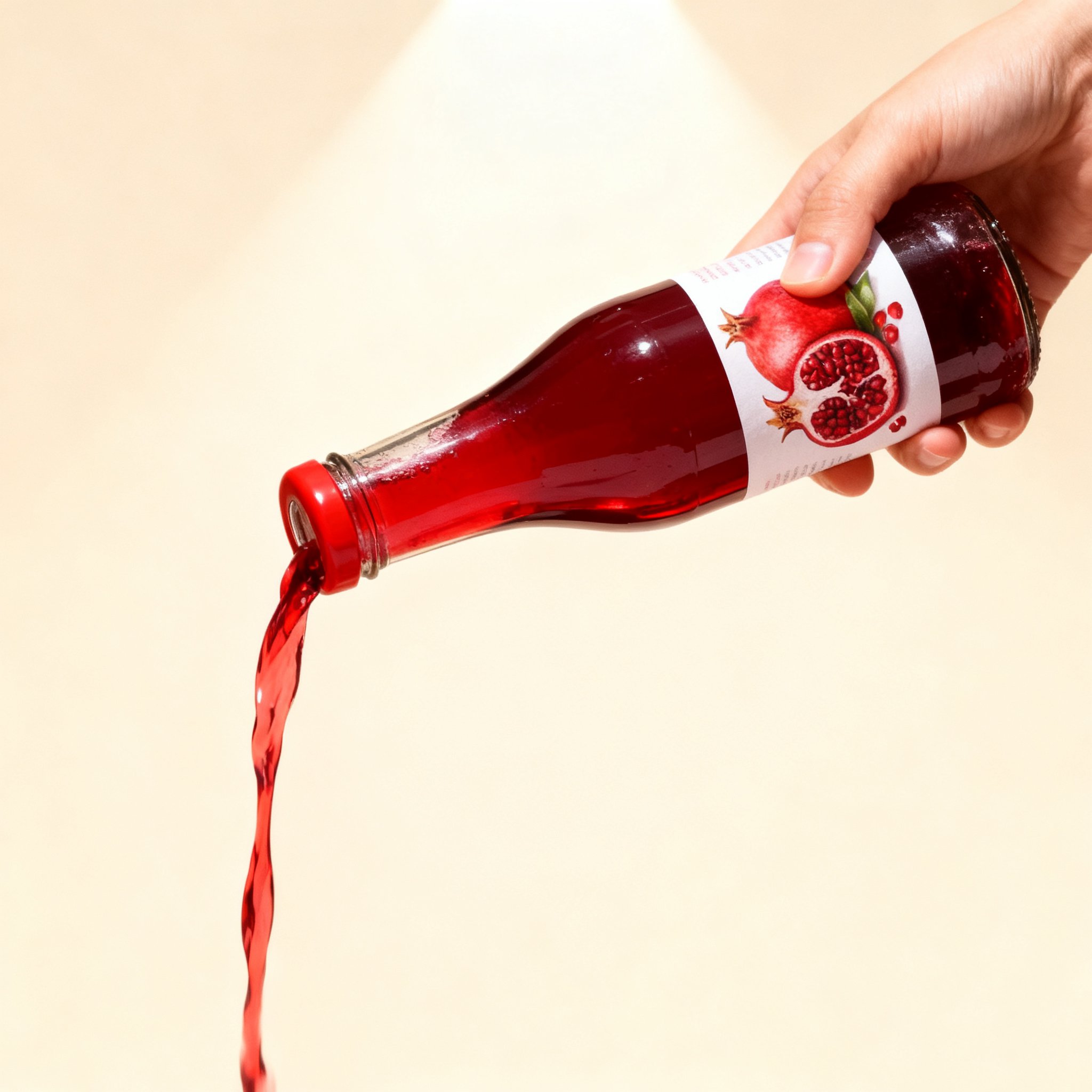 Sladkokyselá šťáva z granátového jablka v balení 5 lahví