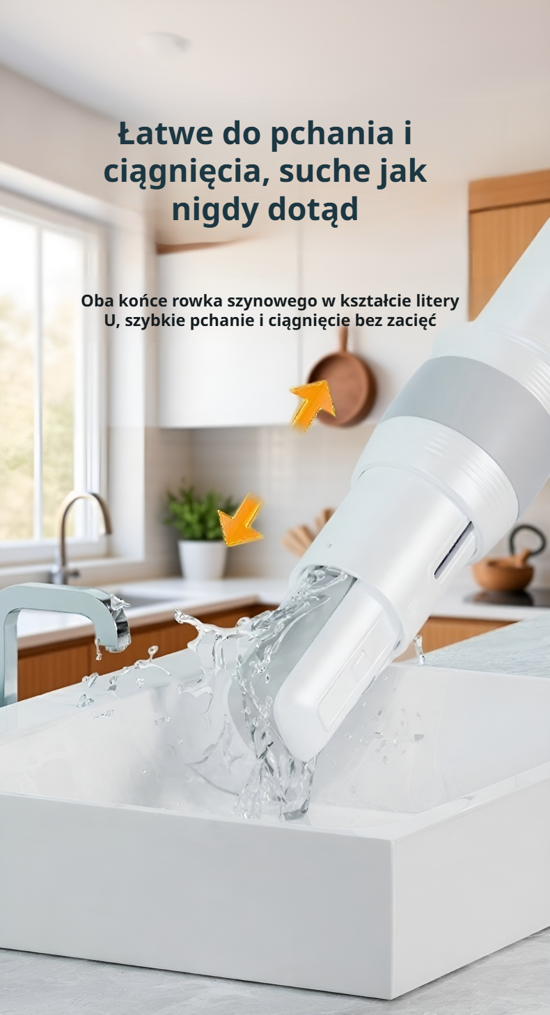 Bezproblemowe czyszczenie podłóg mini mopem