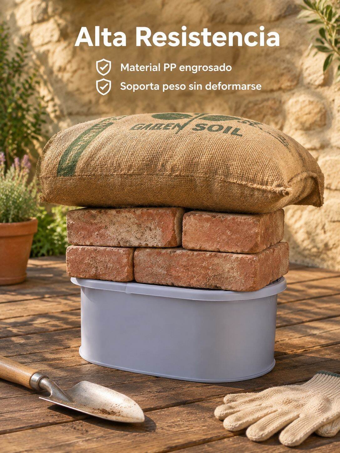 Cubo de fregona portátil de limpieza grueso