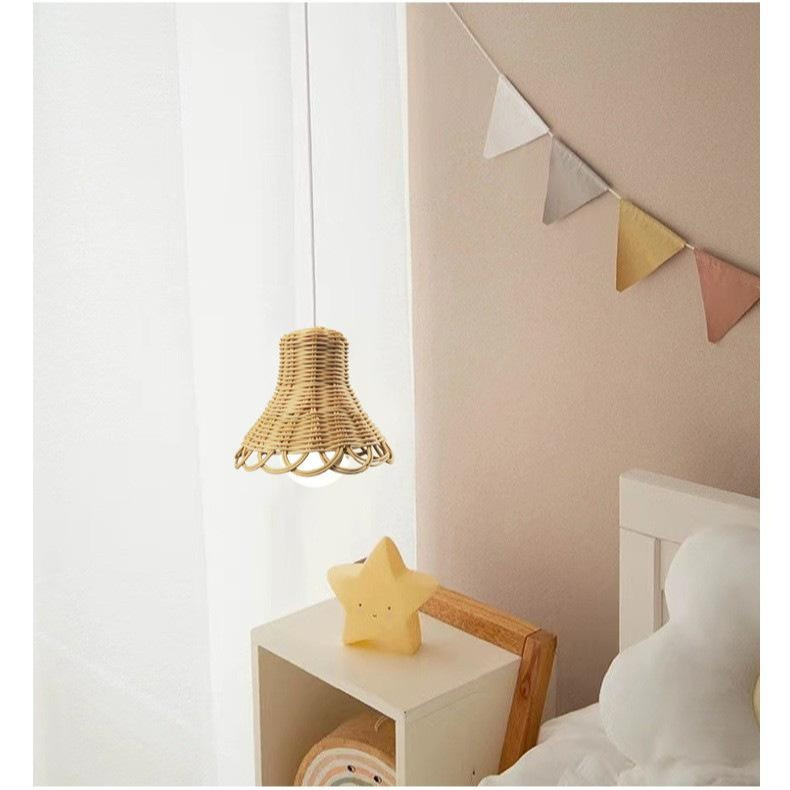 北欧風ラタンペンダントライト