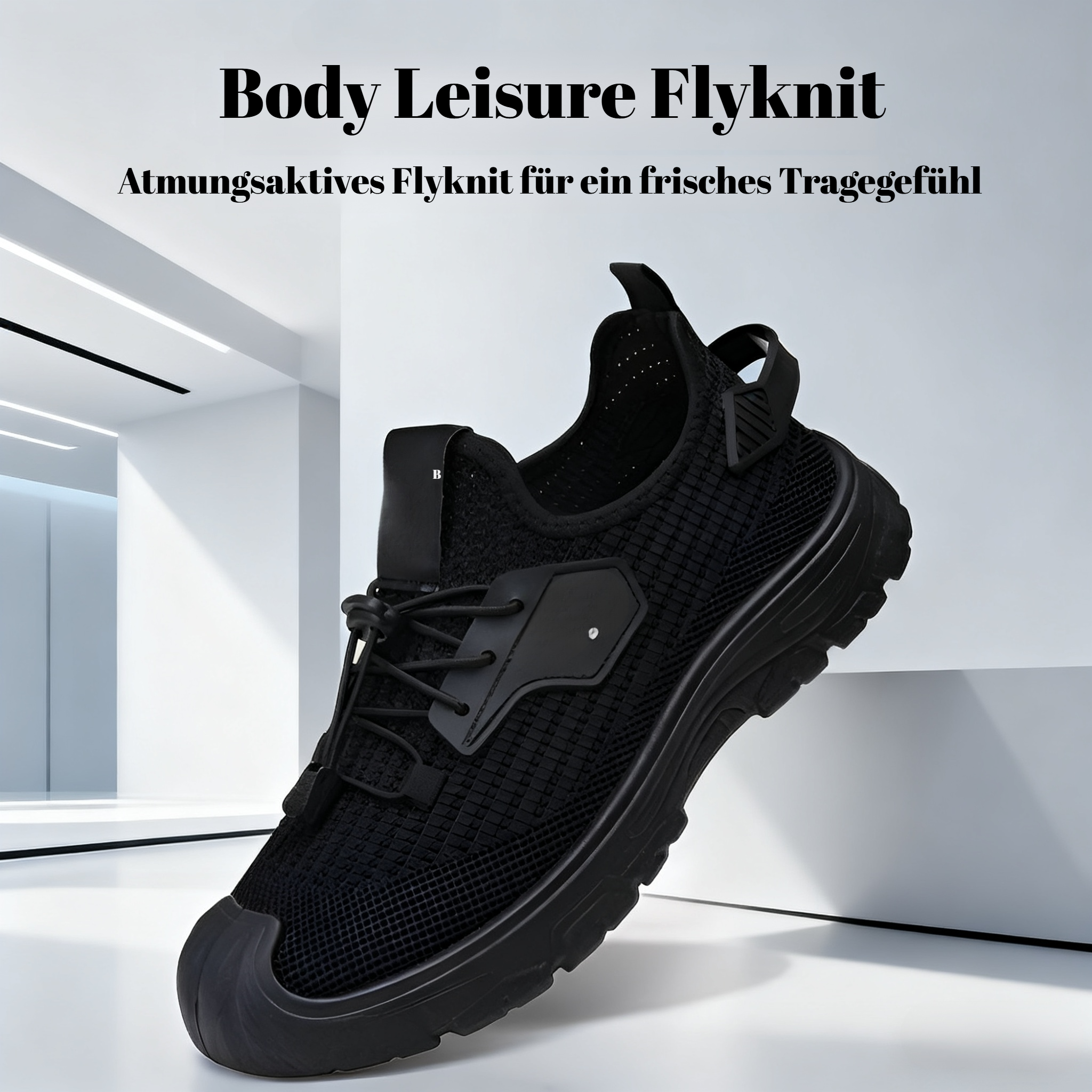 Herren Mesh-Schuhe, atmungsaktiv, weiche Sohle, rutschfest, für Mittel- und Senioren