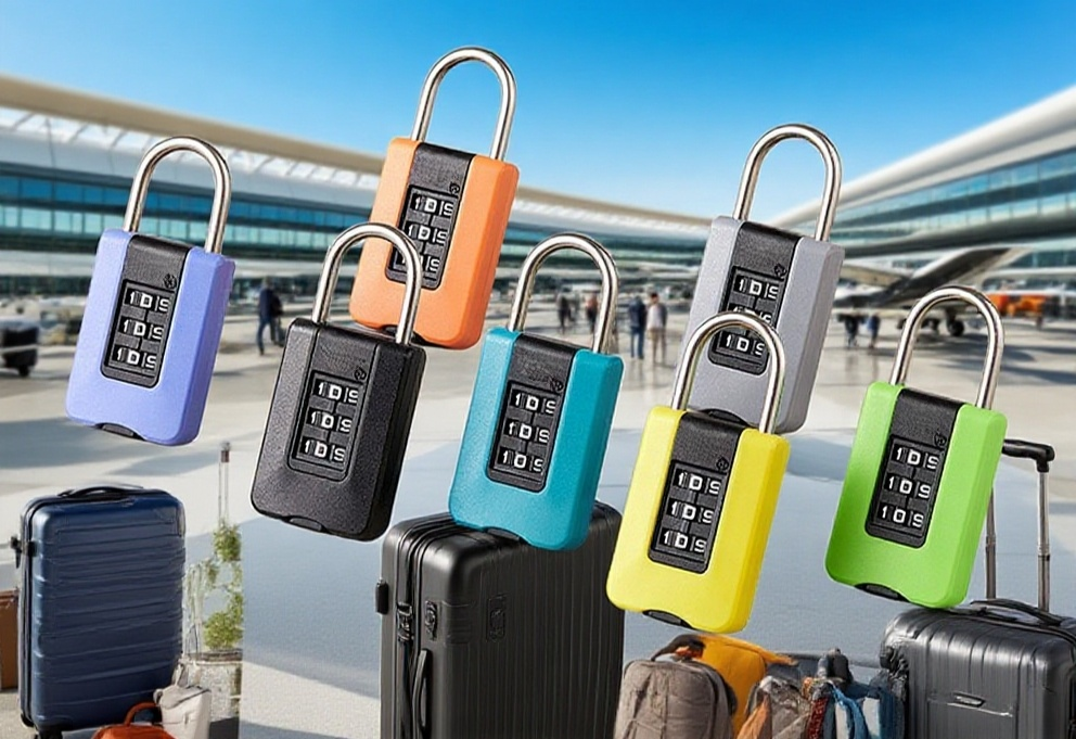 Easy-to-use suitcase lock with resettable code