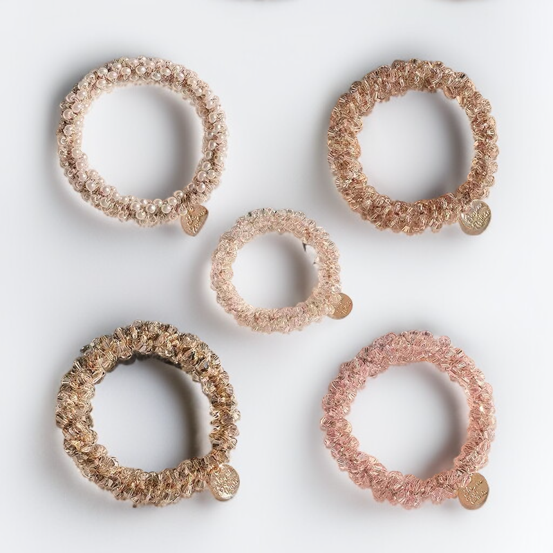 閃亮簡約百搭馬尾髮繩