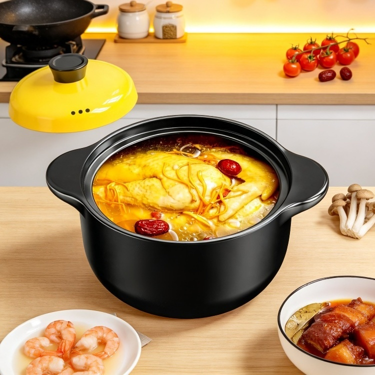 Odporny na wysoką temperaturę garnek gliniany do wypalania na sucho