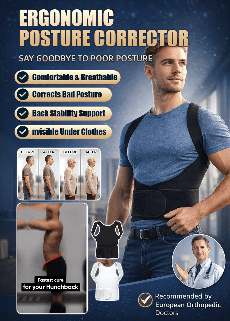 Ergonomic Comfort Posture Corrector Belt - Specifically for Treating Hunchback