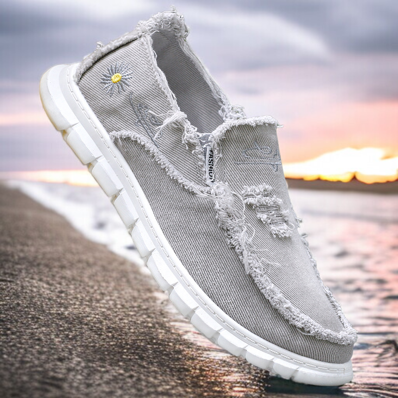 봄여름가을 남성화 쿠션창 패브릭 슈즈 캐주얼화 남편한 패브릭 슈즈