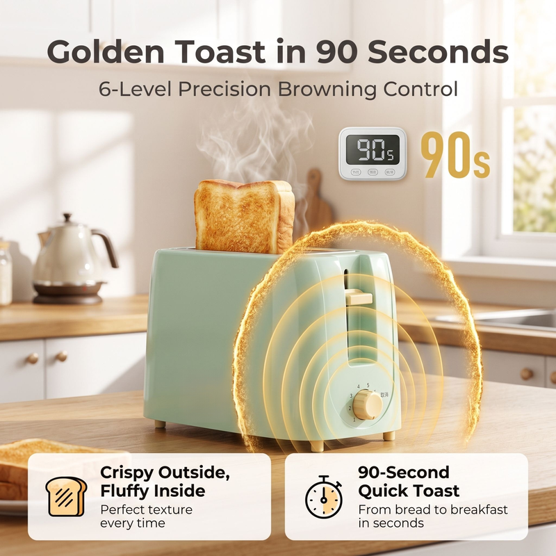 Lazy Multi-Purpose Mini Breakfast Toaster