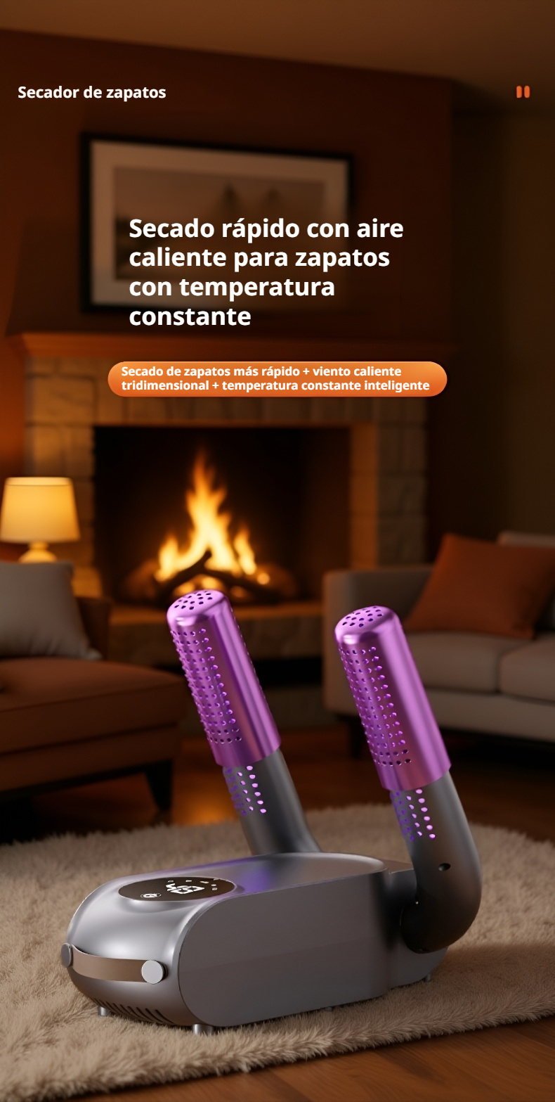 Secador eléctrico portátil para todo tipo de calzado