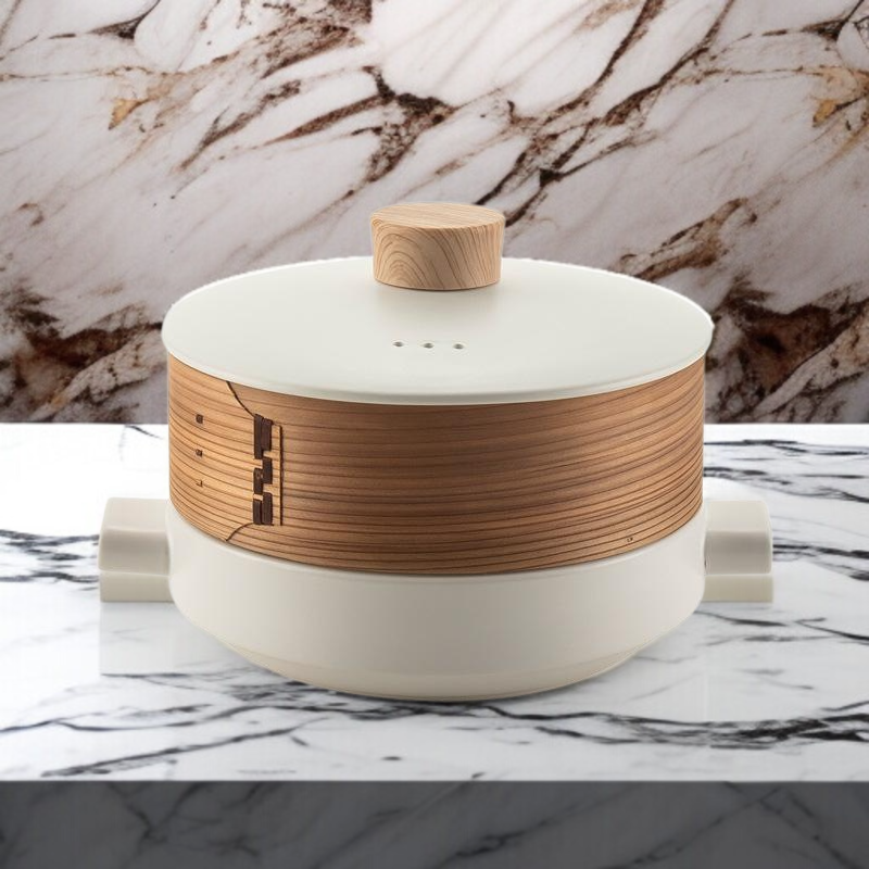 耐熱セラミック蒸籠土鍋