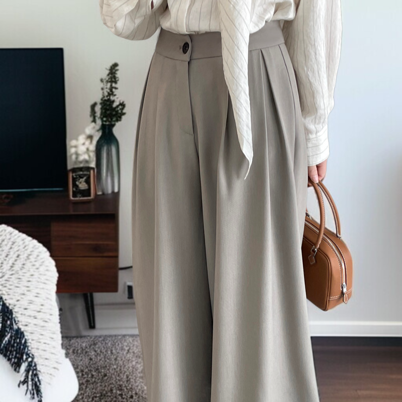 와이드 팬츠 슬랙스 하이웨스트 정장 정신 와이드 팬츠