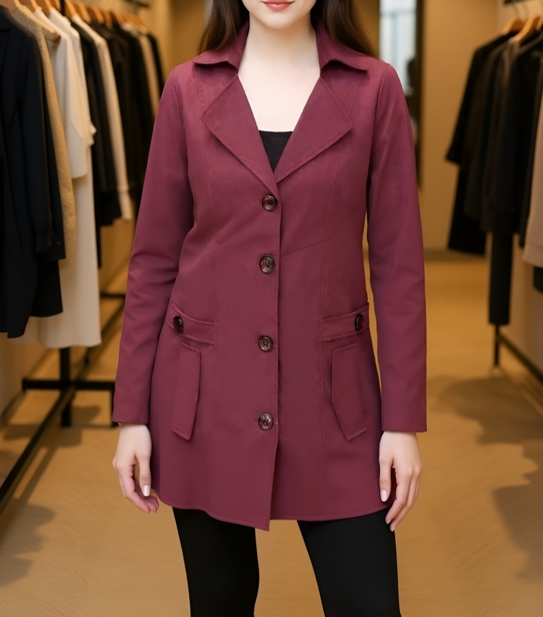 軽量コートの生地アップ画像