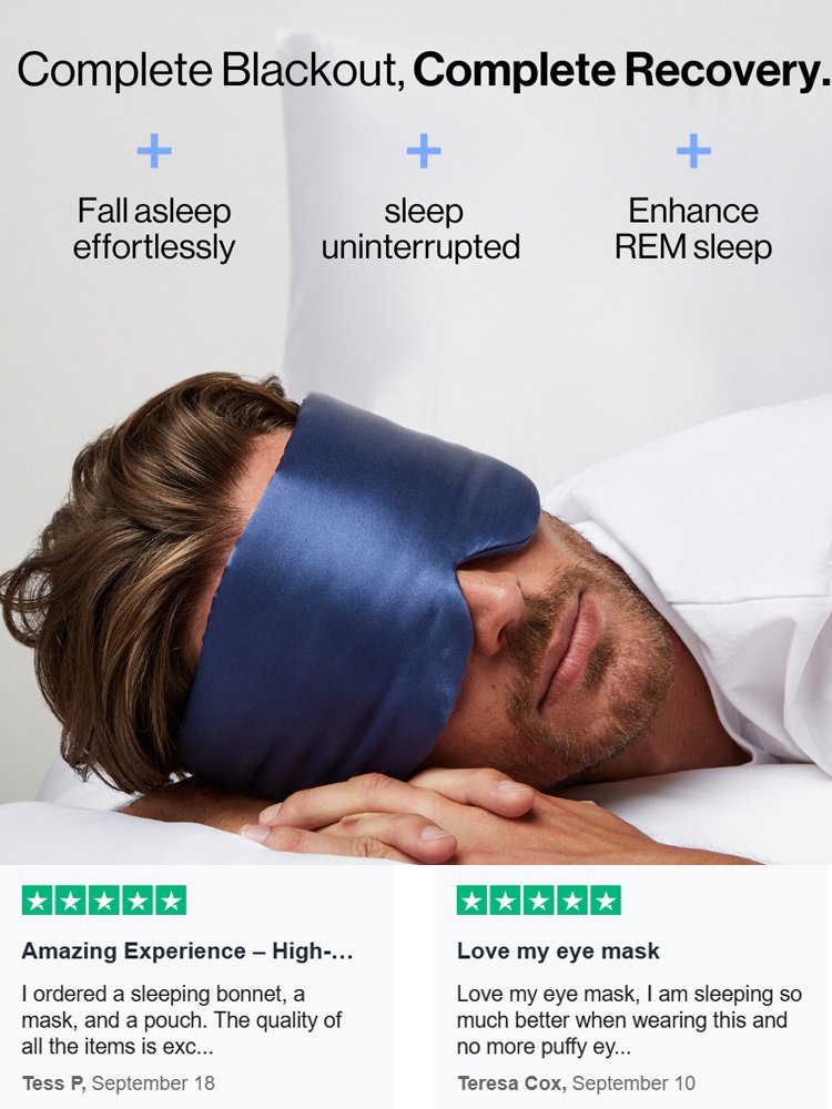 Dual Sensation Cool & Warm Full-Coverage Space Capsule Sleep Mask