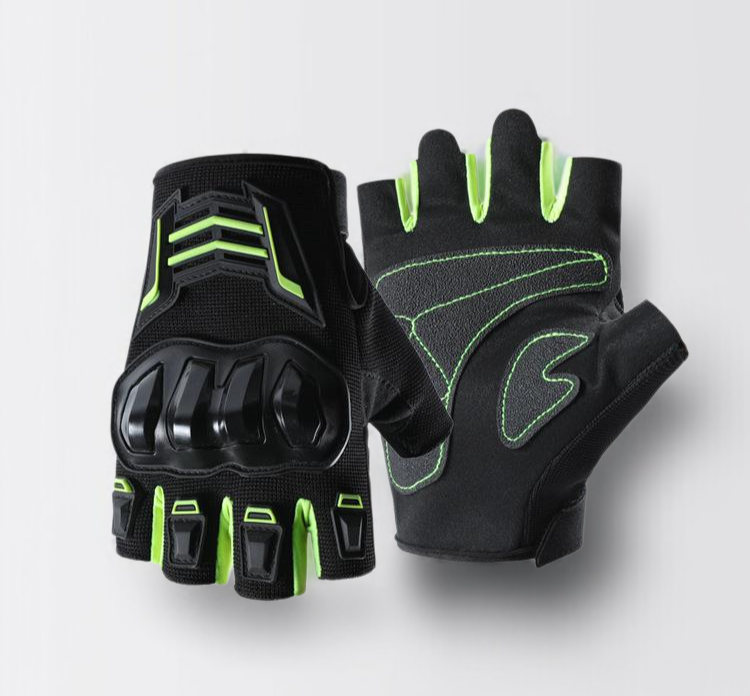 Versatile men's half finger gloves for cycling and mountain biking